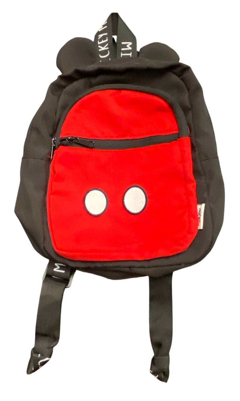 Zara Disney Mickey Mouse Mini Backpack Kids Red Black Ears Travel Park School